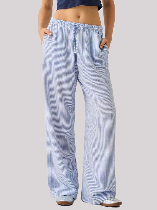 Blue Breeze Striped Pants