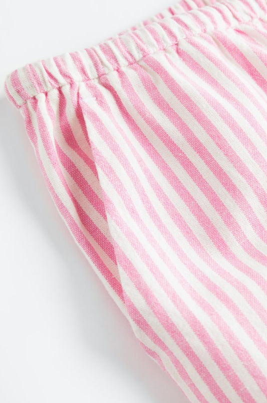 Peppy Pink Striped Pants