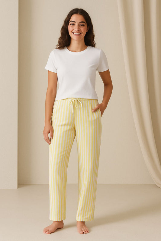 Mellow Yellow Striped Pants